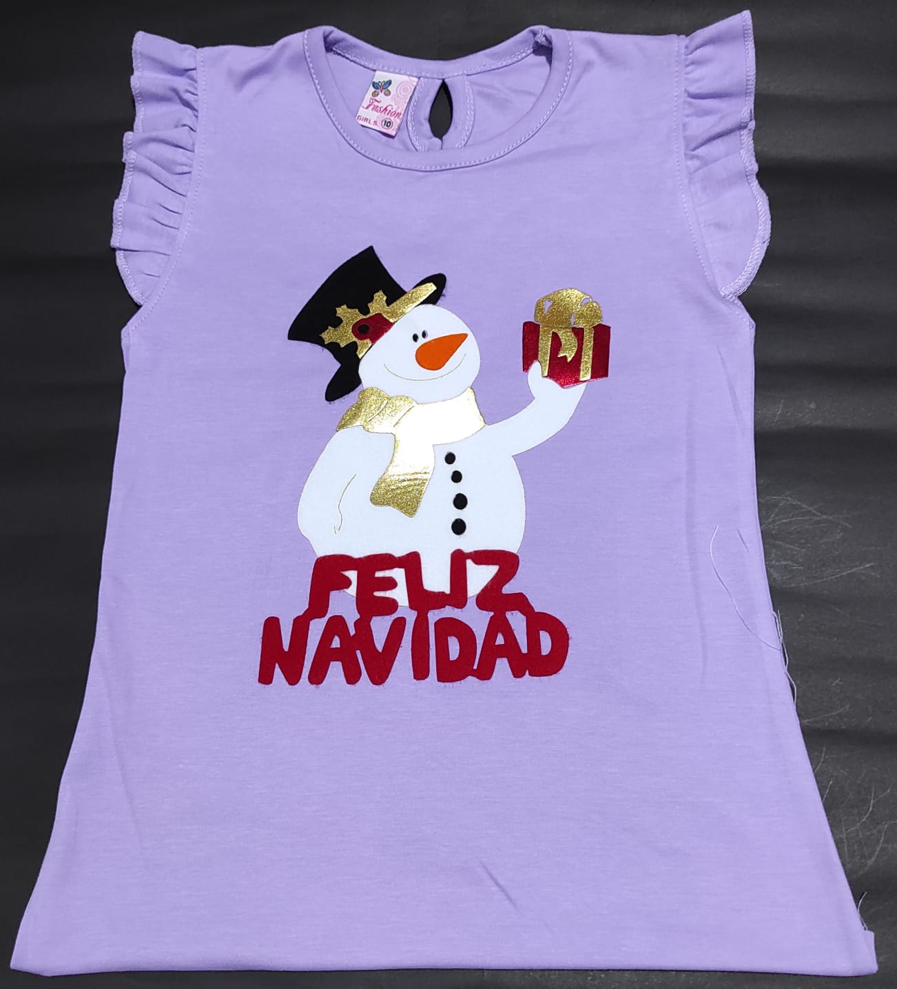 Polos Blancos Navideños Para Niñas en Lima Perú 6 IMG 20231215 WA0043