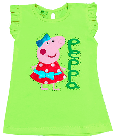Polos Verdes de Navidad Para Niñas en Lima 1 Polos verdes para niñas precio