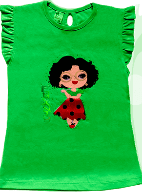 Polos Verdes de Navidad Para Niñas en Lima 6 Polos Verdes Con dibujos de Princesas Para Ninas 1