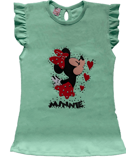 Polos Verdes de Navidad Para Niñas en Lima 2 Polos para niñas de color verde en Lima Perú