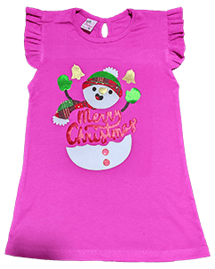Polos Navideños 33 Blusas Rosadas Para Niñas en Lima Perú