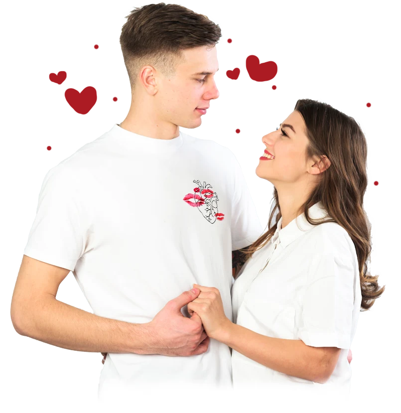 POLOS BESOS EN LIMA 1 polos para enamorados
