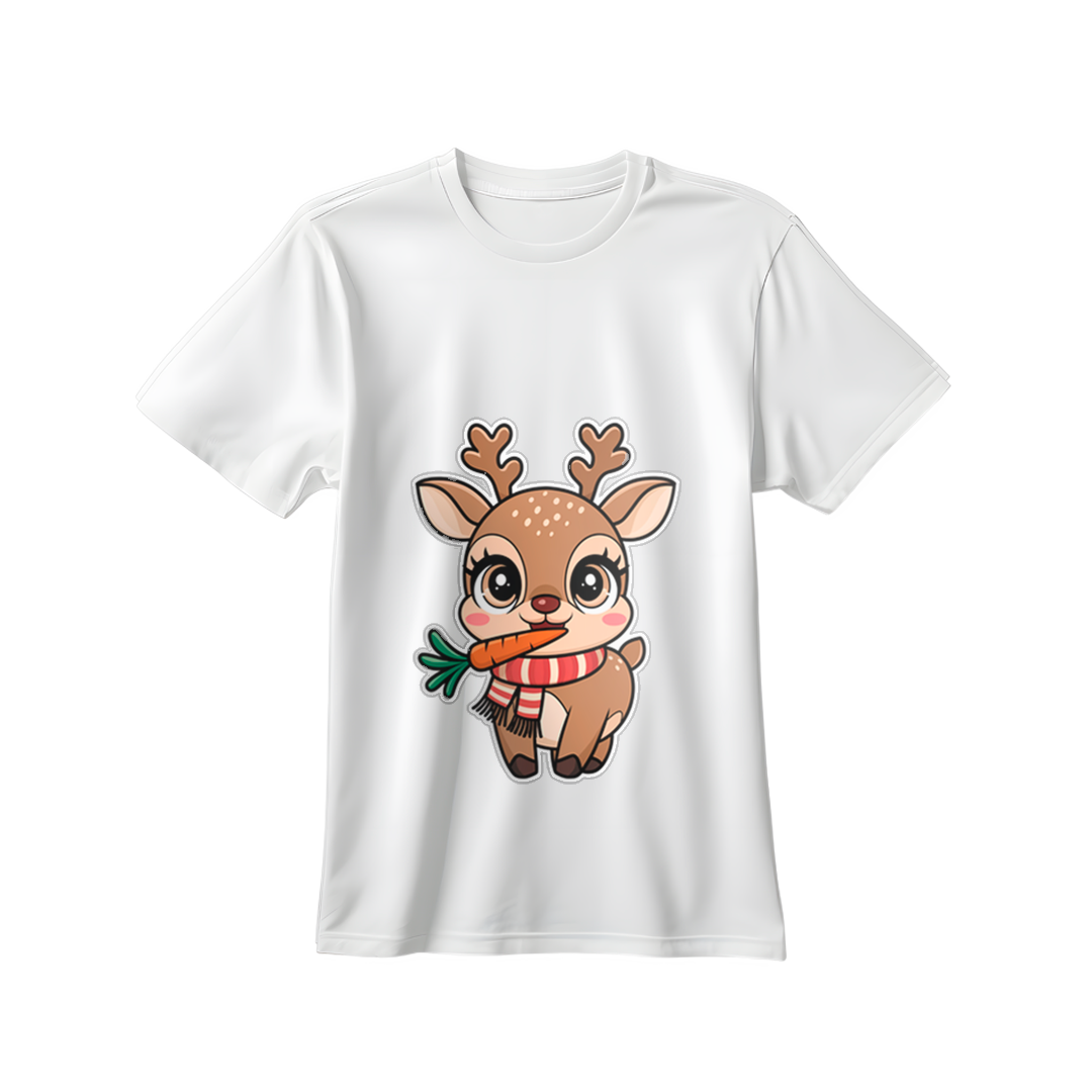 Polos Navideños 2 polos blancos navideños