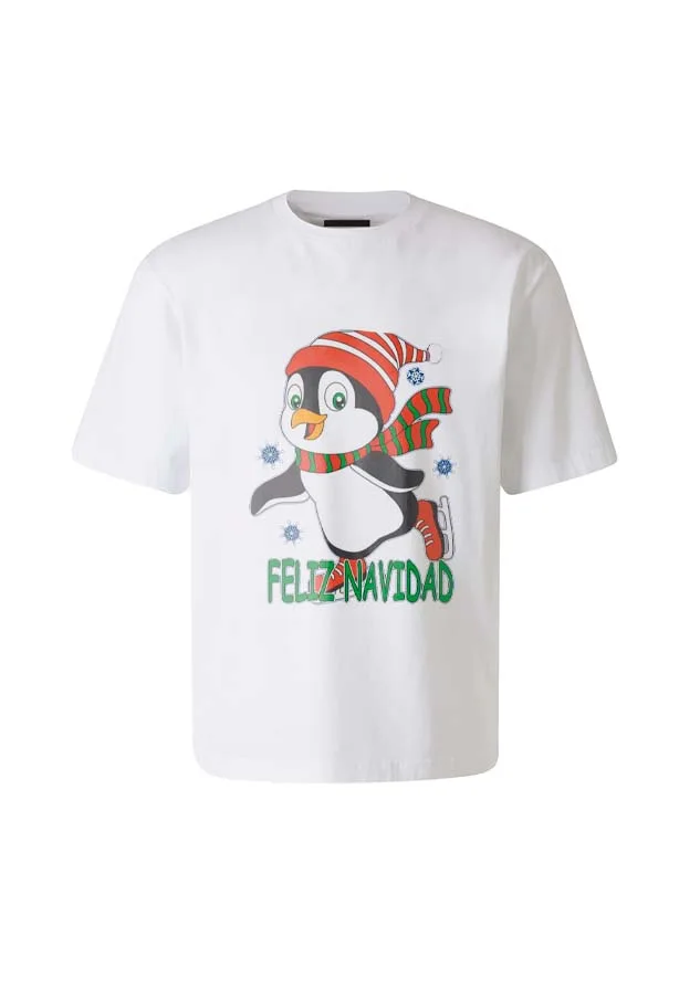 Polos Navideños 25 polo estampado navideño