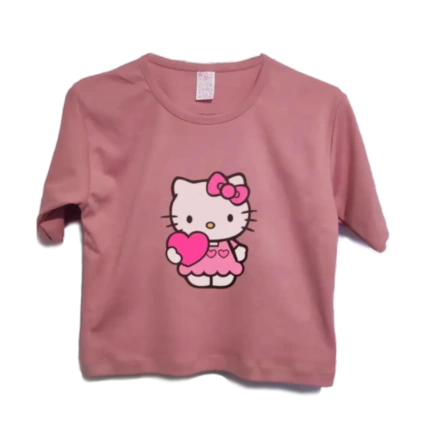polos para niñas diseños originales Polo de hello kitty 1