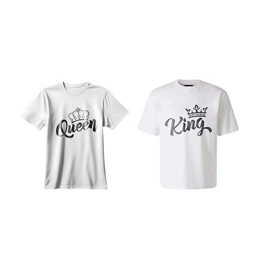 polos para niñas diseños originales polos para parejas Gueen y King