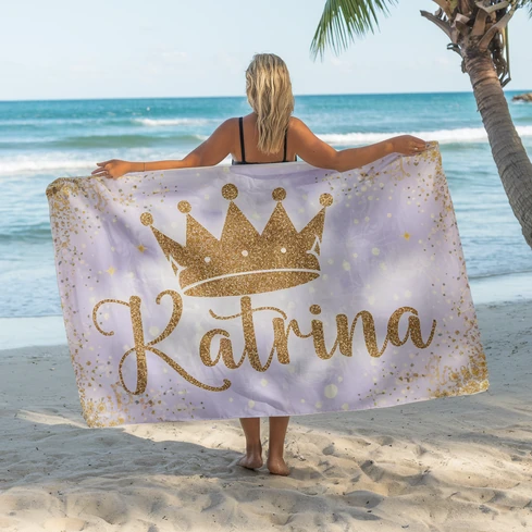 toalla personalizada con nombre